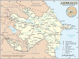 Mapa Azerbejdżan